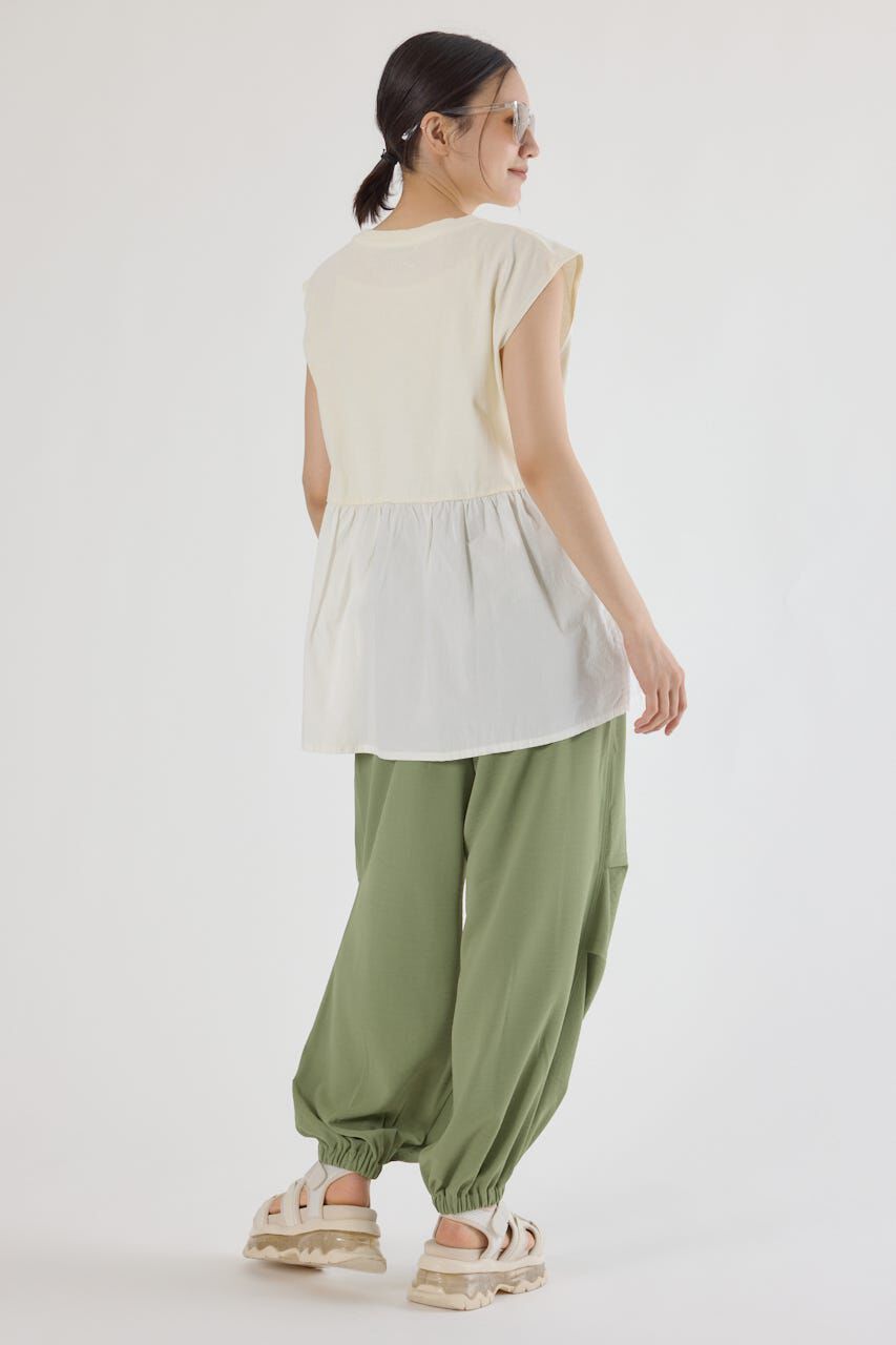 RODEO CROWNS「ピグメント切替フレアタンクトップ」|タンクトップ|