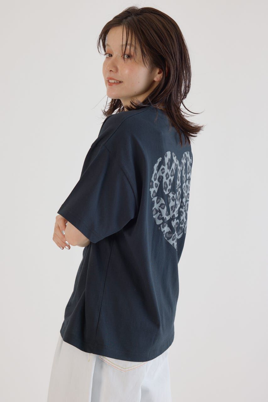 RODEO CROWNS「Heart Leopard Tシャツ」|Tシャツ・カットソー|