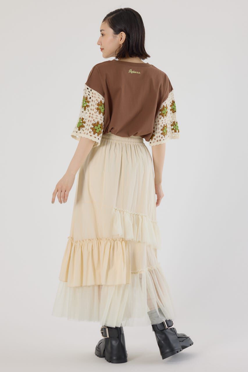 RODEO CROWNS「ランダムティアードスカート」|スカート|