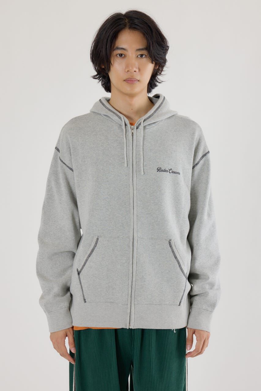 RODEO CROWNS「スウェットライクロゴZIPパーカー」|パーカー|