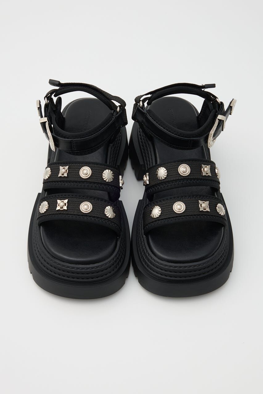 RODEO CROWNS「スタッズサンダル」|サンダル|