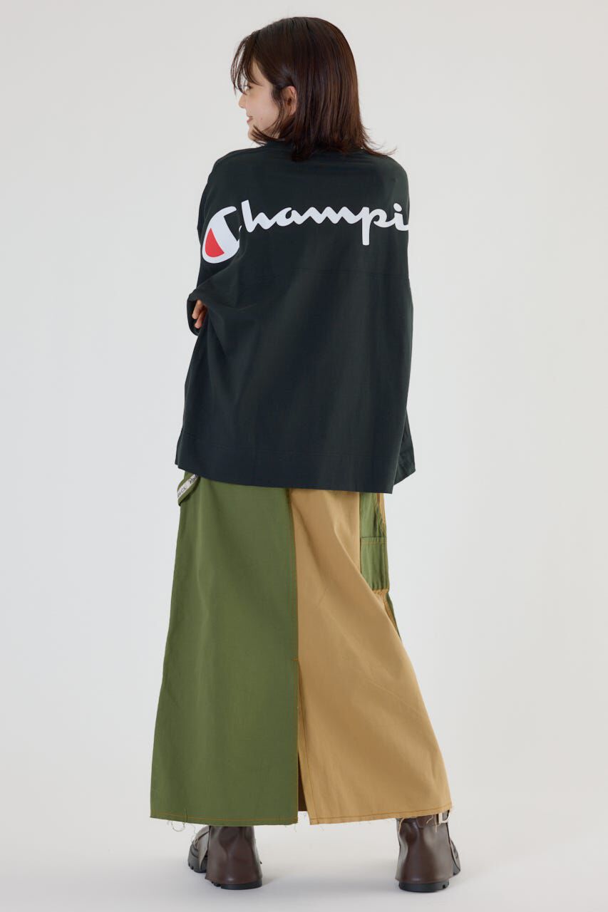 RODEO CROWNS「Champion Vネック7分袖トップス」|パーカー|