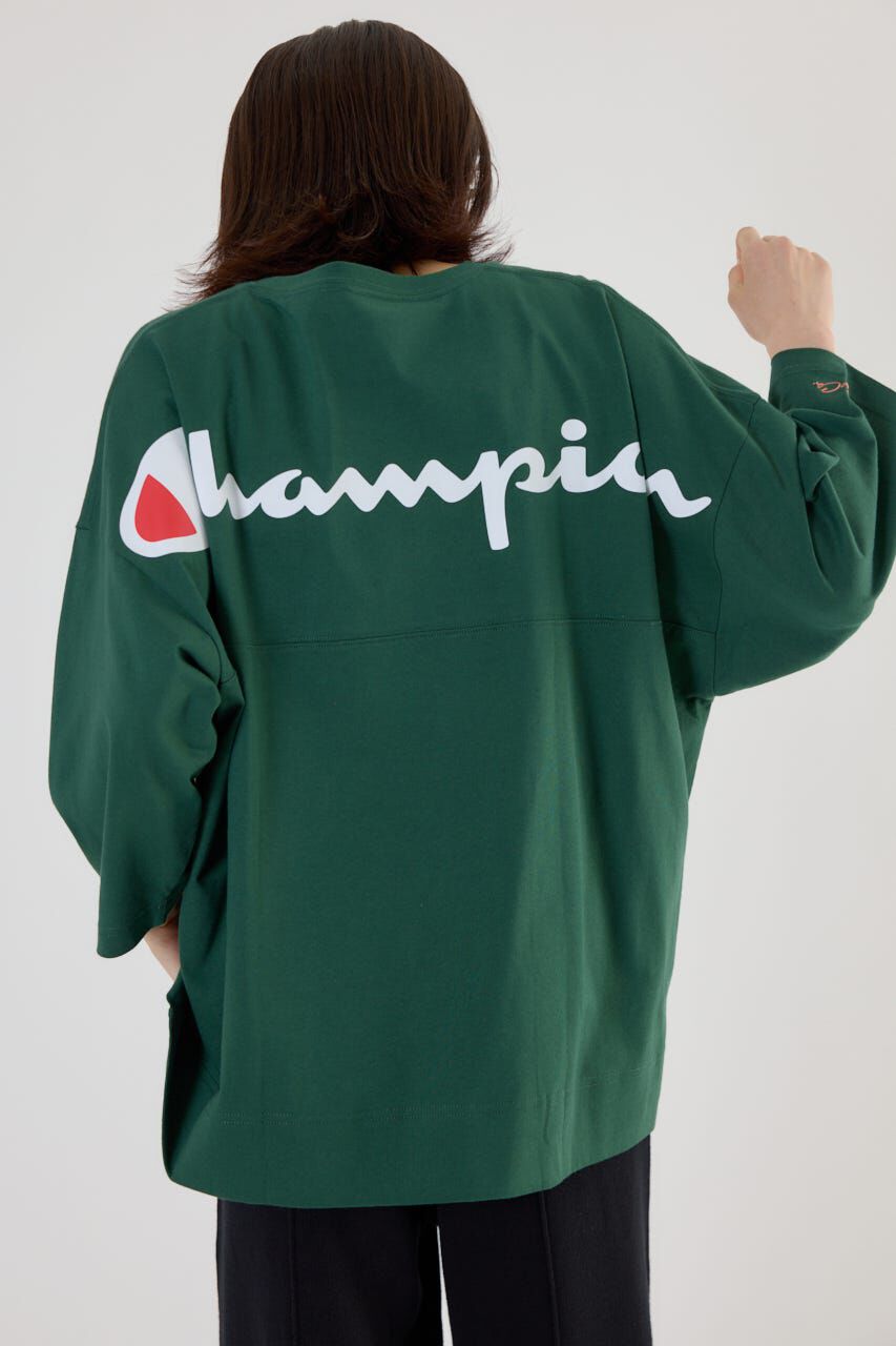 RODEO CROWNS「Champion Vネック7分袖トップス」|パーカー|