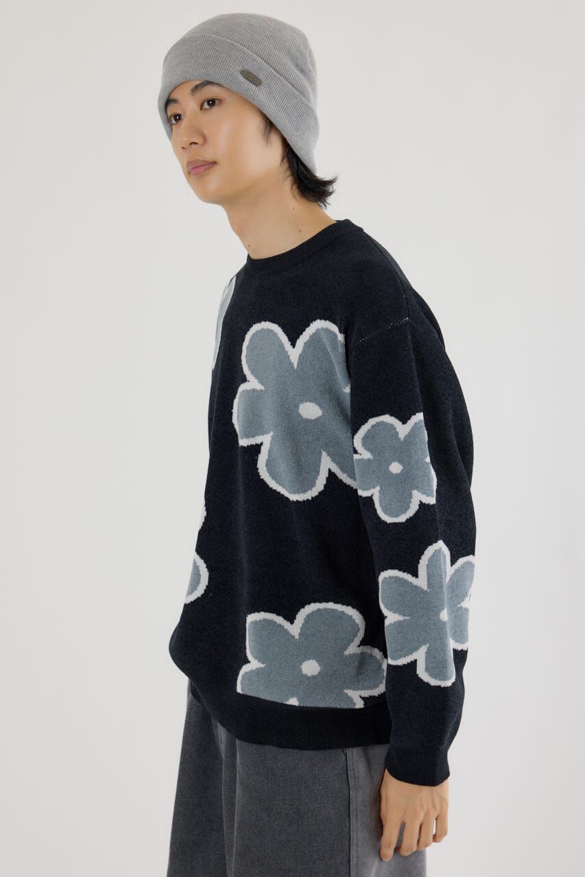 RODEO CROWNS「フラワーモールニットトップス」|ニット・セーター|