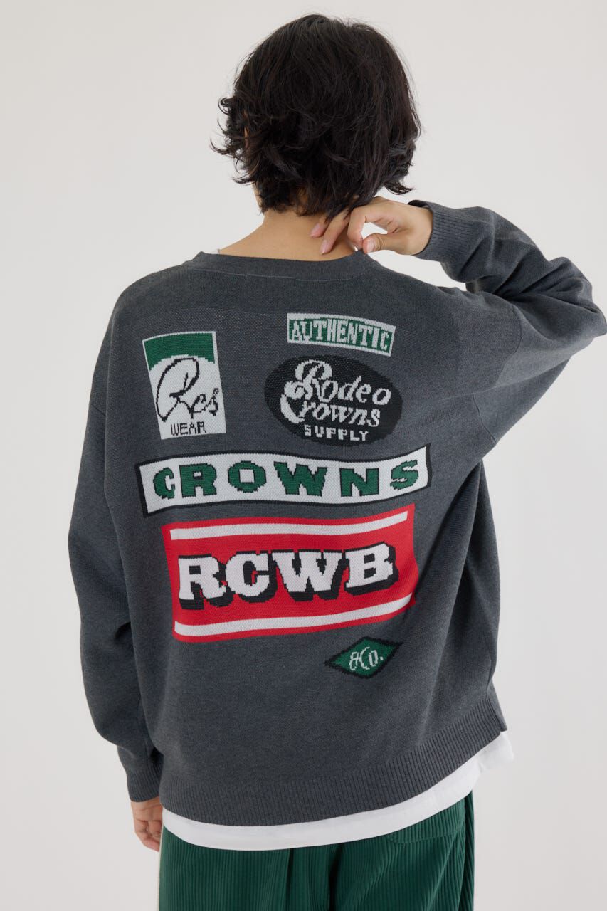 RODEO CROWNS「SIGNSニットカーディガン」|カーディガン|