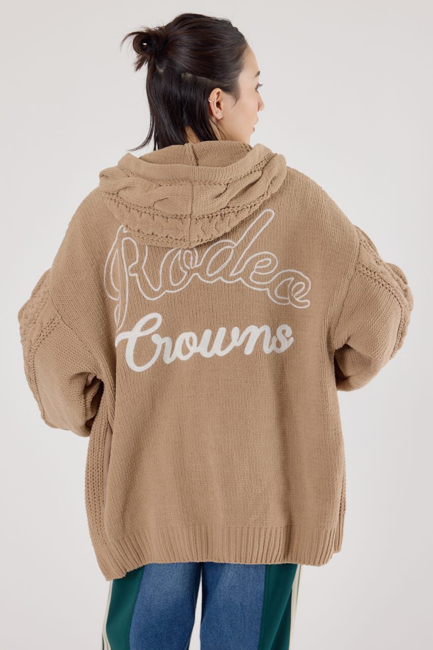 RODEO CROWNS「モールニットトッパーカーディガン」|カーディガン|BEG