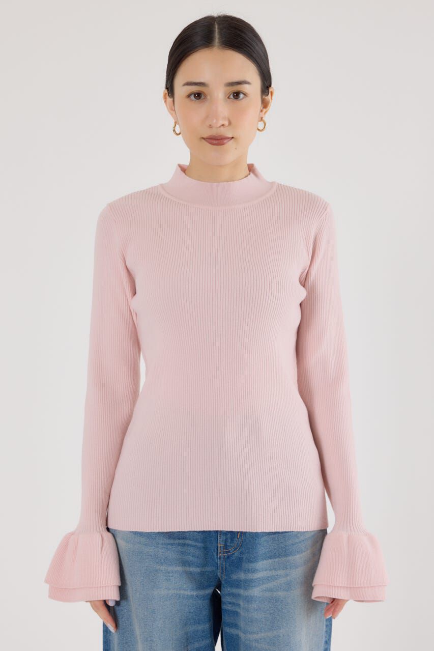 RODEO CROWNS「フリルリブニットトップス」|ニット・セーター|