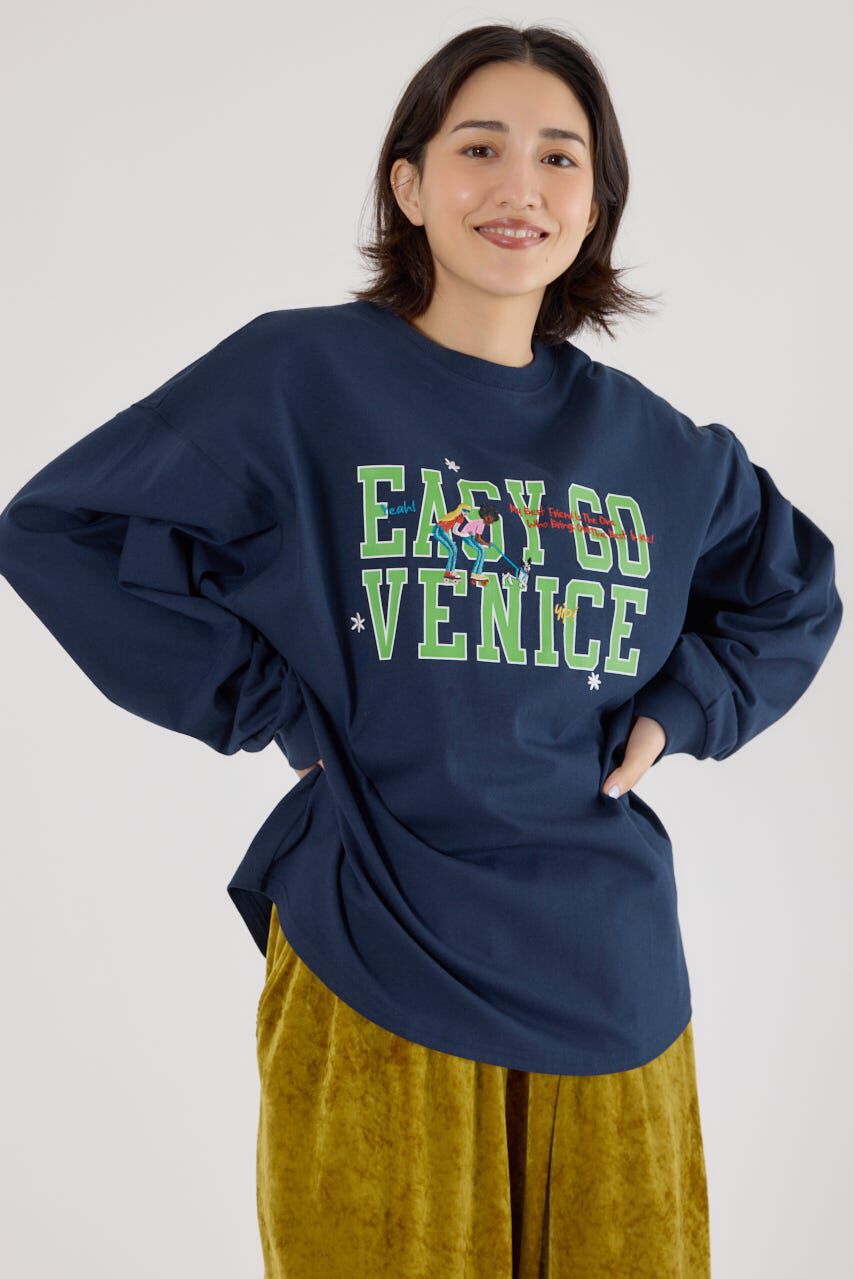 RODEO CROWNS「embroidery collegeロング Tシャツ」|Tシャツ・カットソー|