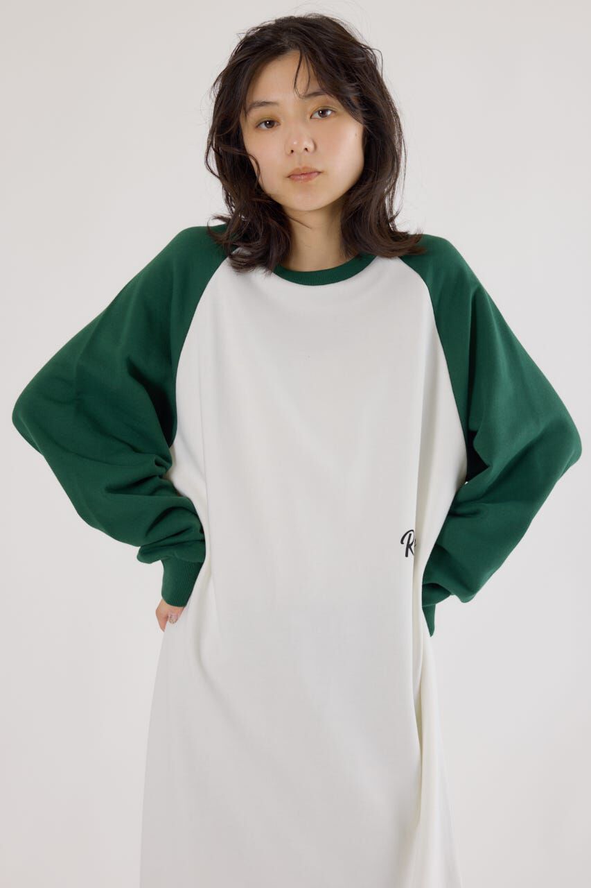 RODEO CROWNS「ラグランカラーステッチワンピース」|ワンピース|