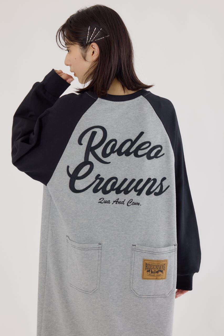 RODEO CROWNS「ラグランカラーステッチワンピース」|ワンピース|