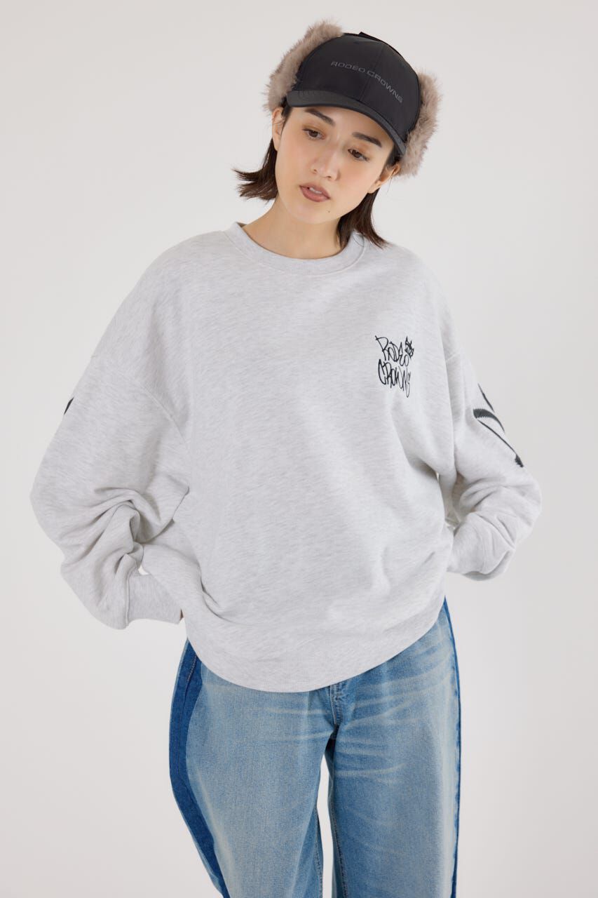 RODEO CROWNS「（UNISEX）BRIDGE BEARスウェットトップス」|パーカー|