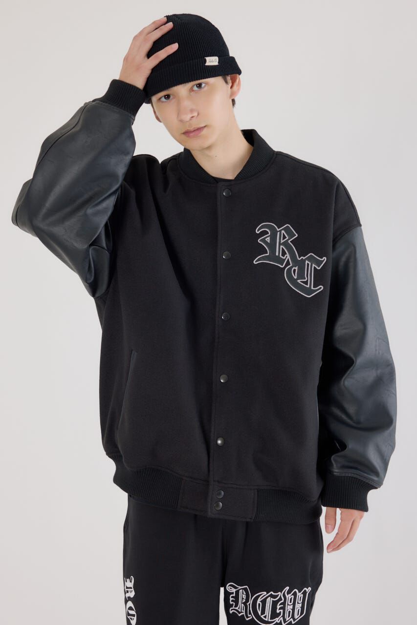RODEO CROWNS「Blackletter スタジャン」|ブルゾン・スタジャン|