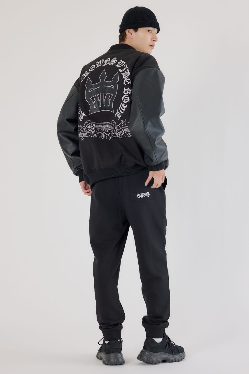 RODEO CROWNS「Blackletter スタジャン」|ブルゾン・スタジャン|