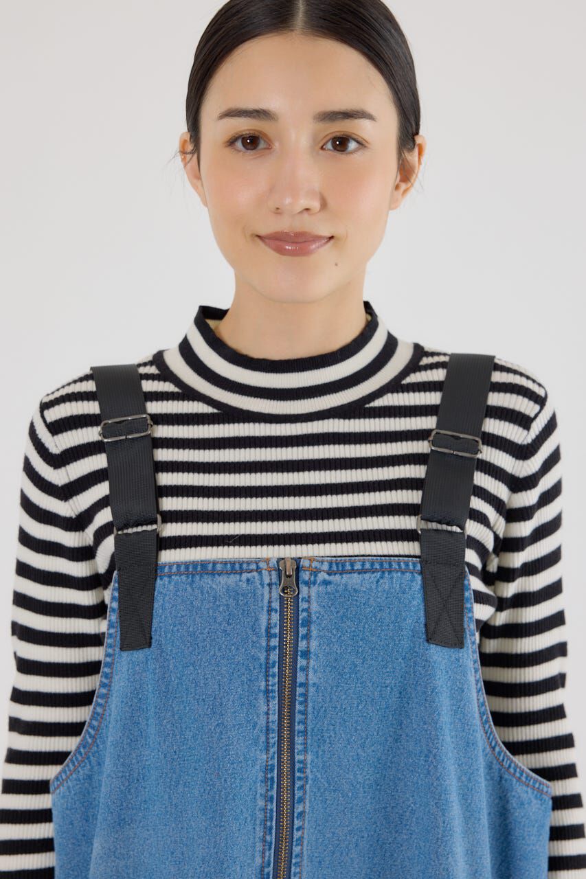 RODEO CROWNS「フロントジップジャンパースカート」|ワンピース|