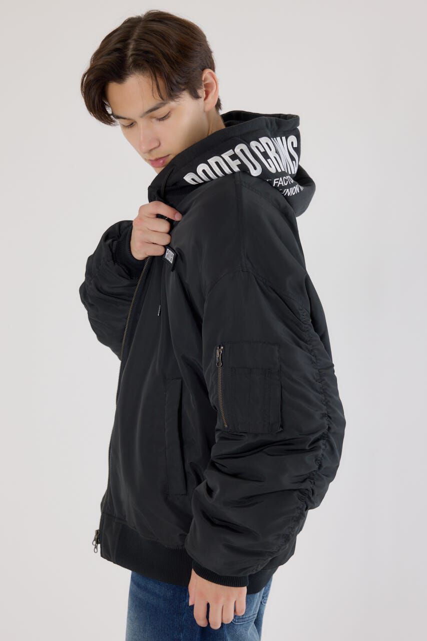 RODEO CROWNS「フーディーMA-1」|ブルゾン・スタジャン|