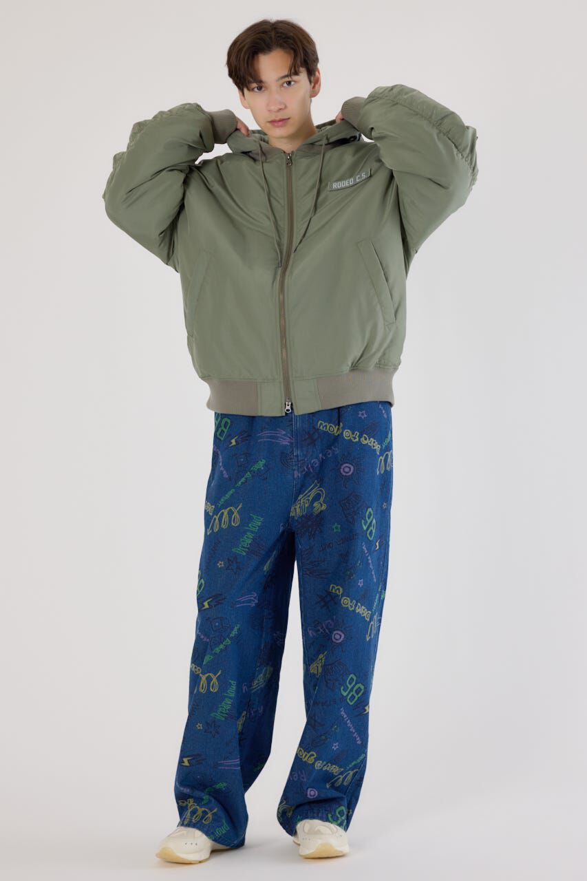 RODEO CROWNS「フーディーMA-1」|ブルゾン・スタジャン|