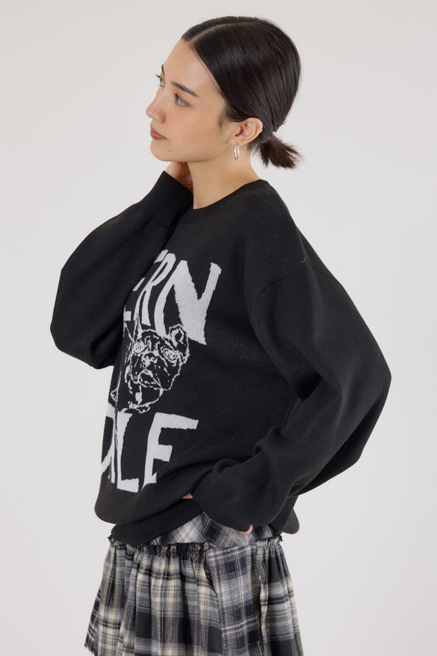 RODEO CROWNS「アニマルジャガードニットトップス」|ニット・セーター|