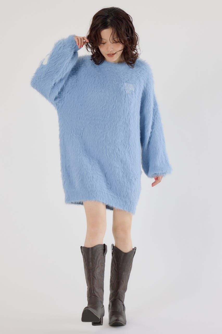 RODEO CROWNS「シャギーロゴニットワンピース」|ワンピース|