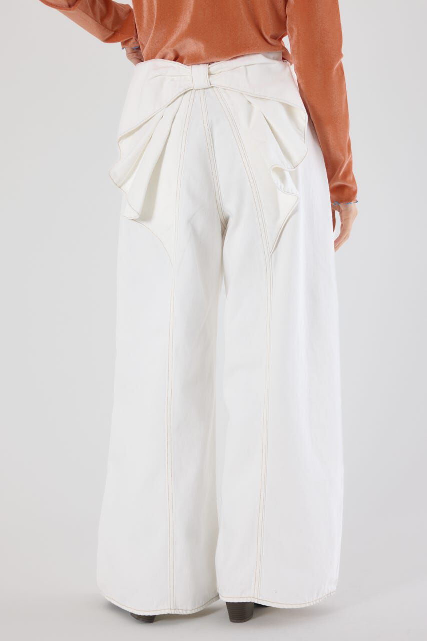 RODEO CROWNS「ビッグリボンデニムパンツ」|デニム|