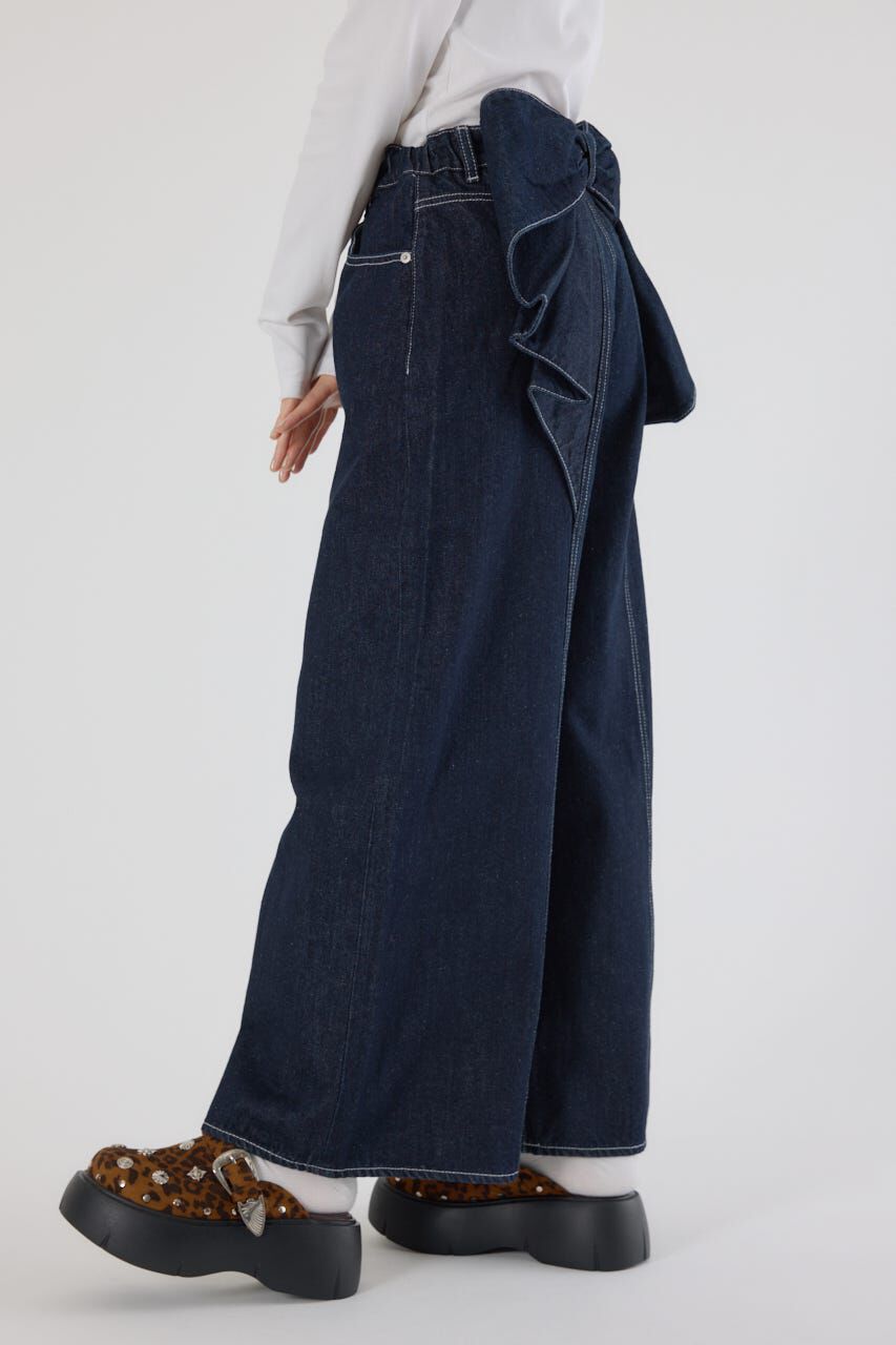 RODEO CROWNS「ビッグリボンデニムパンツ」|デニム|