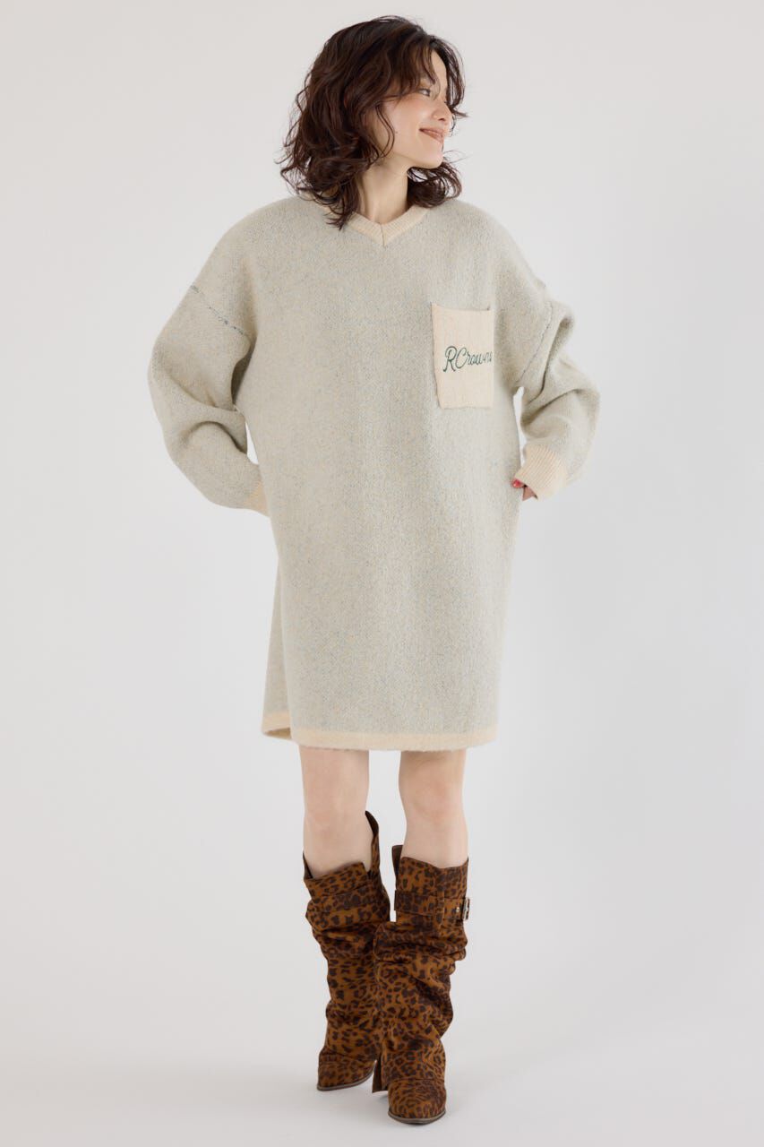 RODEO CROWNS「ロゴブークレニットワンピース」|ワンピース|