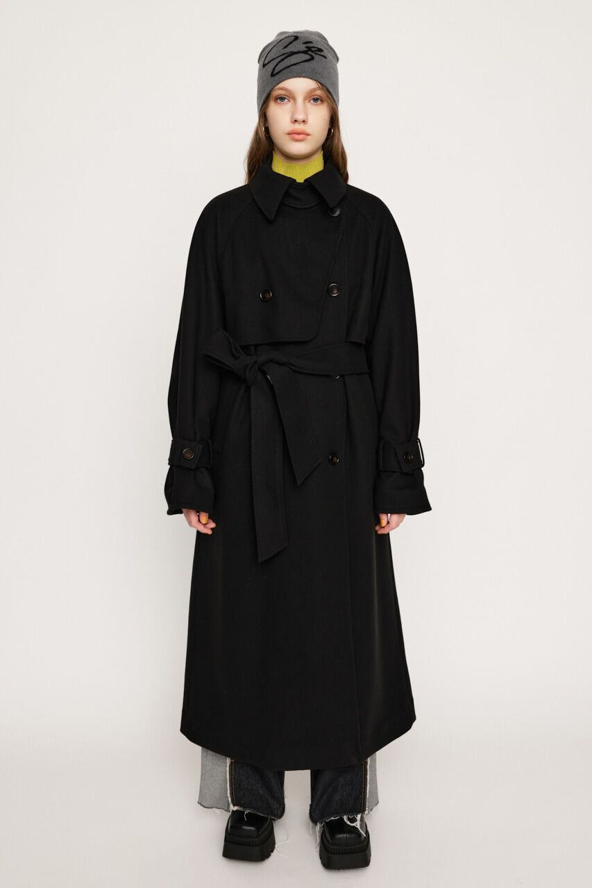 SLY「LAYERED FLAP BELTED コート」|その他|