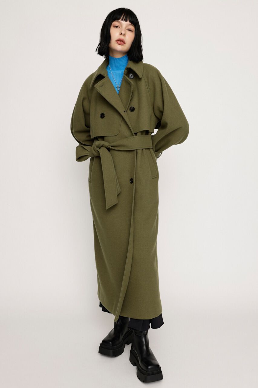 SLY「LAYERED FLAP BELTED コート」|その他|