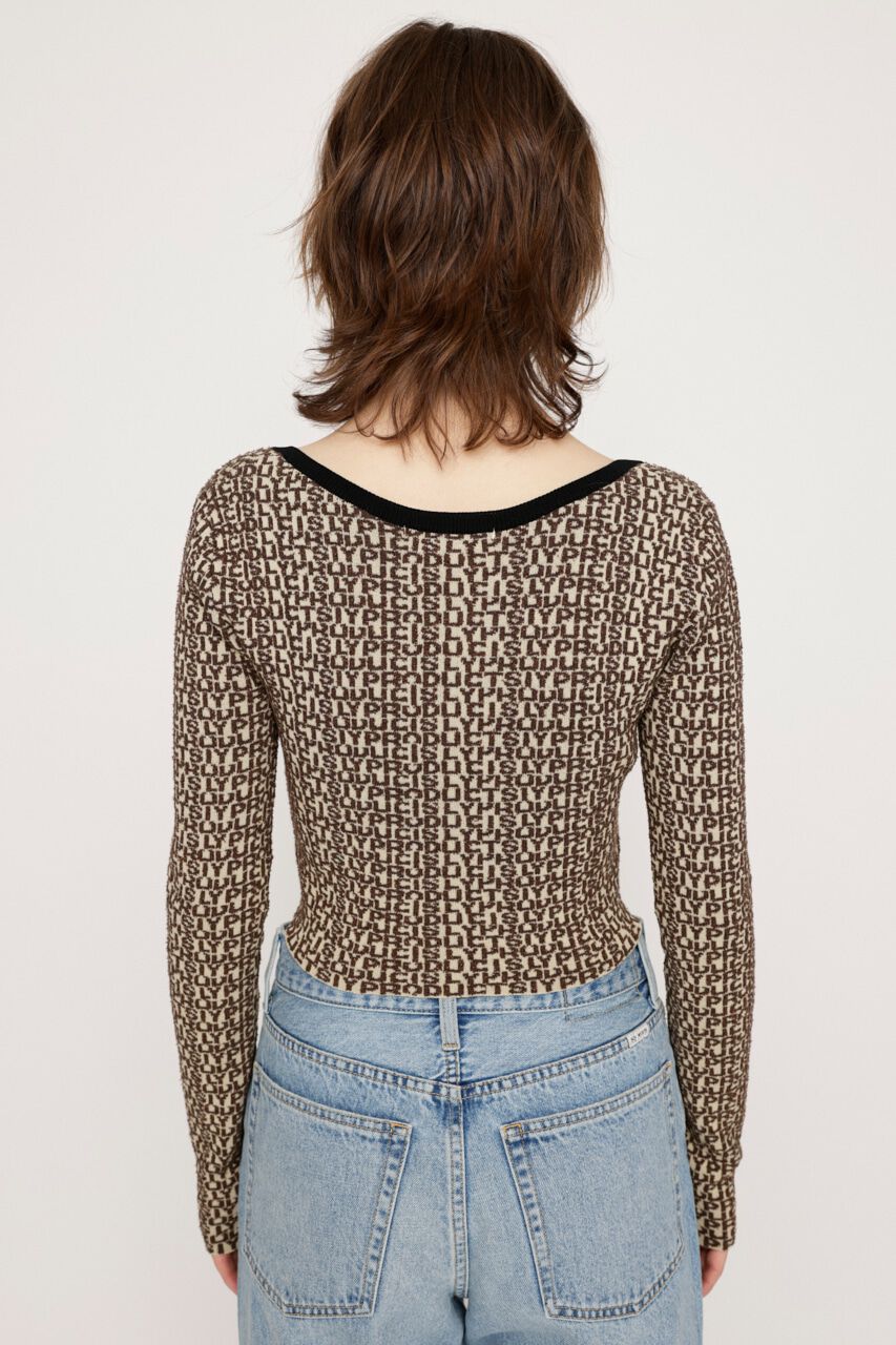 SLY「GLITTER JQ トップス」|ニット・セーター|