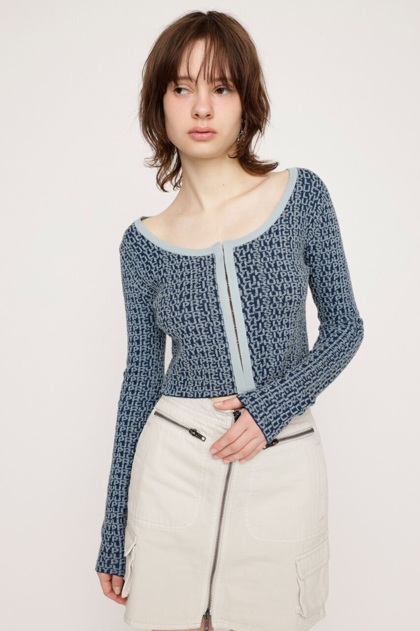 SLY「GLITTER JQ トップス」|ニット・セーター|