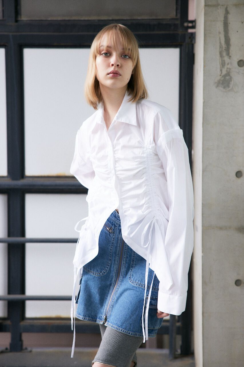 SLY「OPEN SHOULDER DROST シャツ」|シャツ・ブラウス|