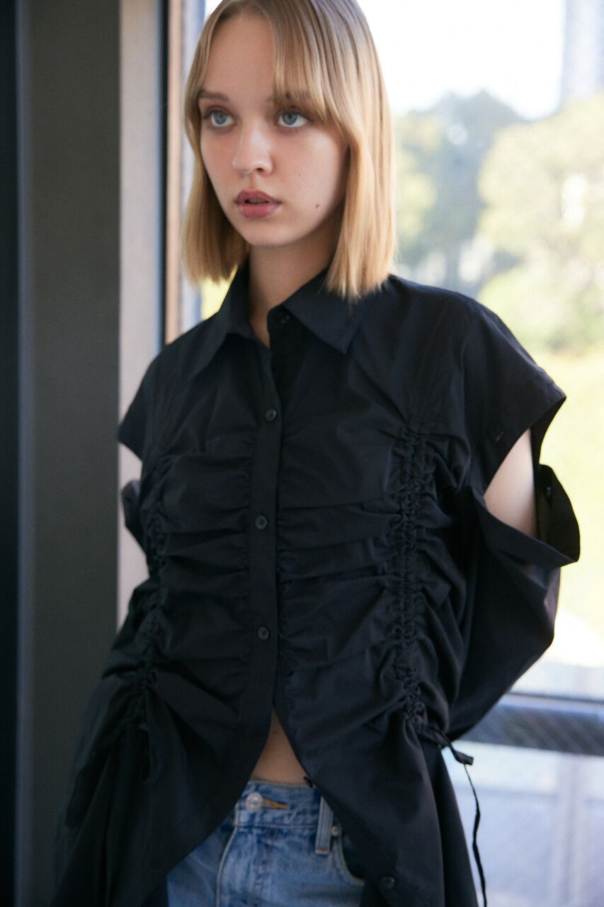 SLY「OPEN SHOULDER DROST シャツ」|シャツ・ブラウス|