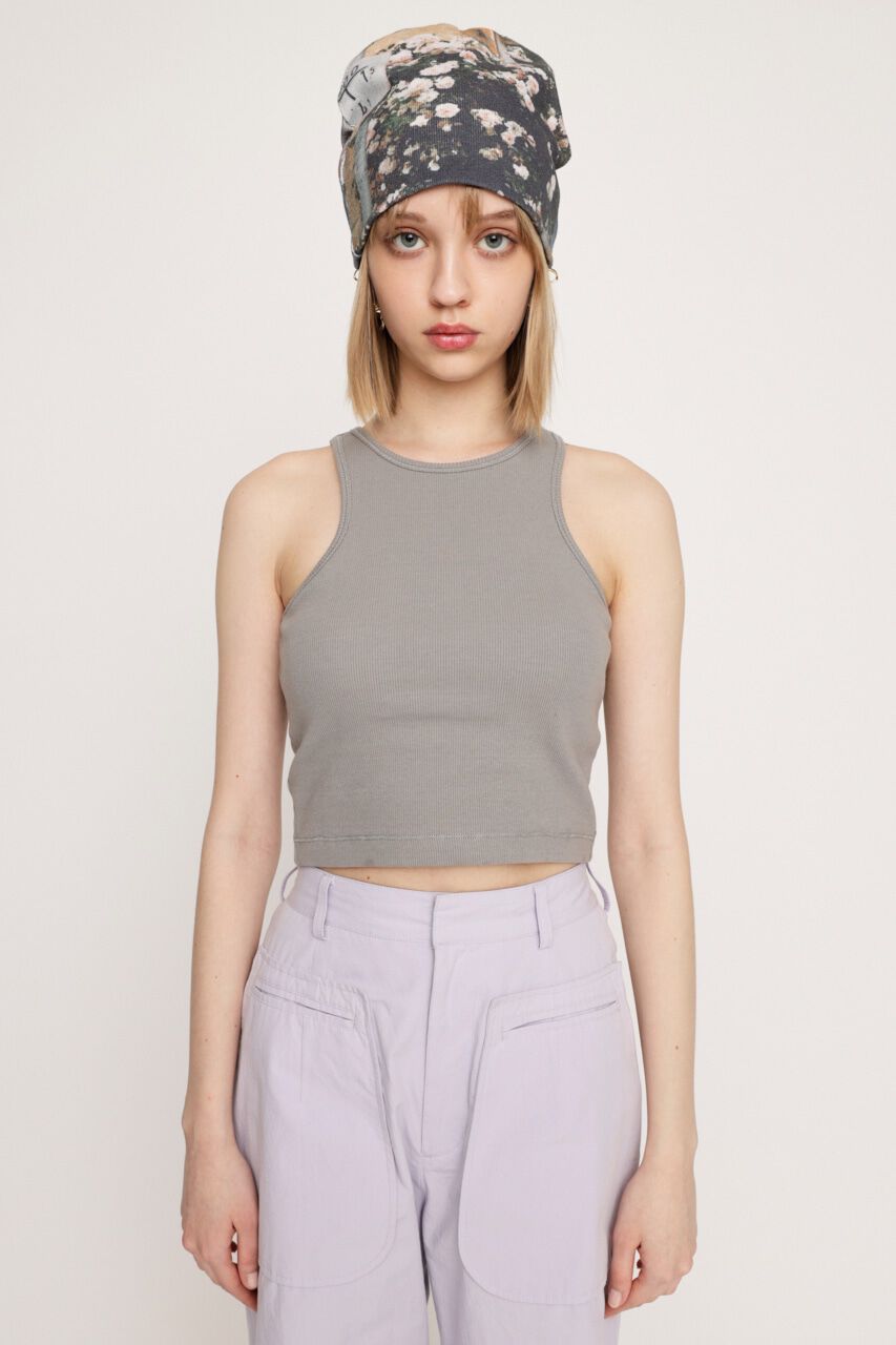SLY「AME-SLEEVE CROP TANK」|タンクトップ|