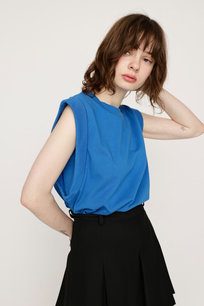 SLY「ROLL UP SLEEVE BOX トップス」|タンクトップ|