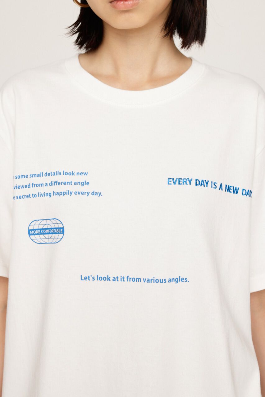 SLY「RANDOM LOGO PRINT Tシャツ」|Tシャツ・カットソー|