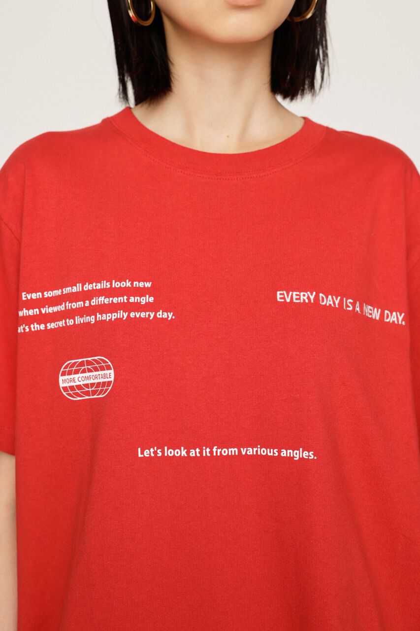 SLY「RANDOM LOGO PRINT Tシャツ」|Tシャツ・カットソー|