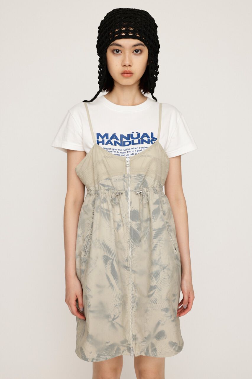 SLY「SHEER CAMI ZIP ドレス」|ワンピース|