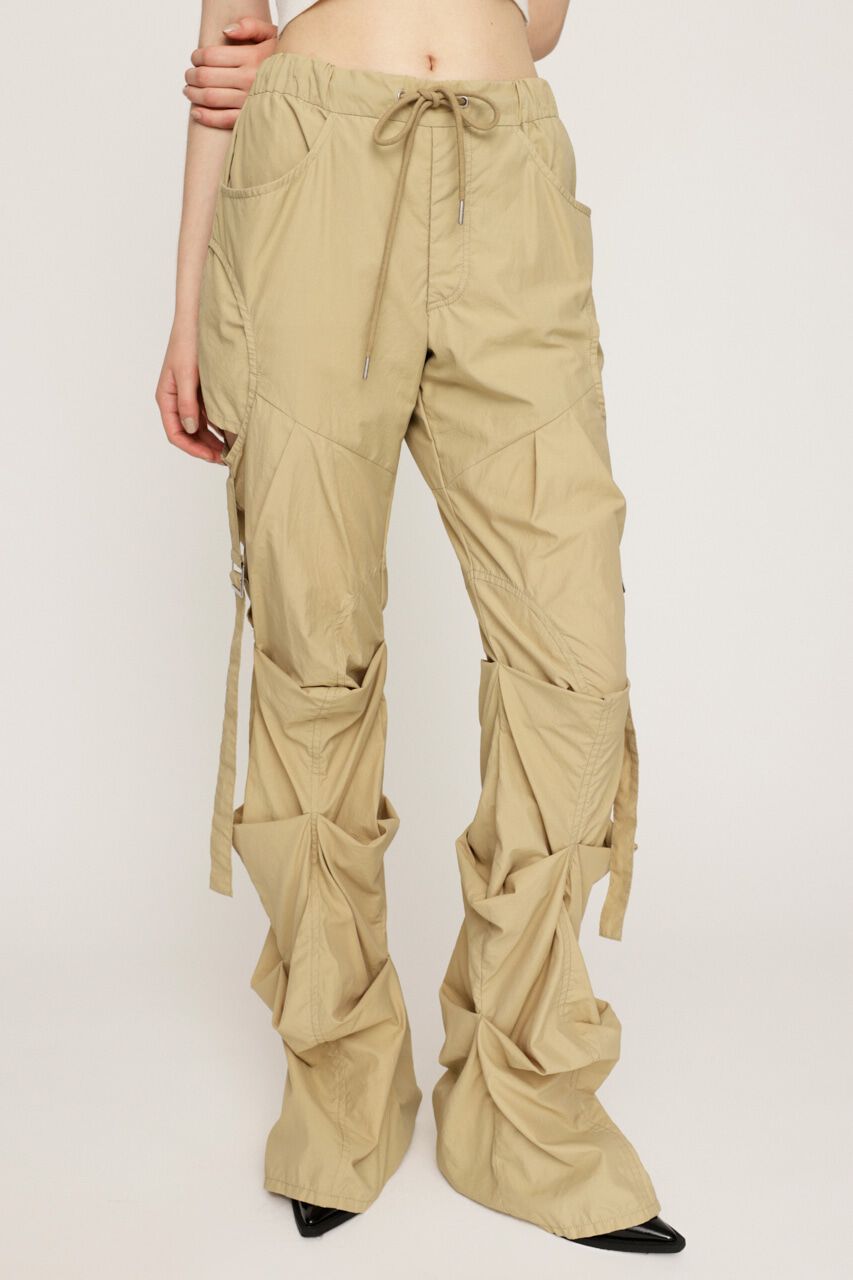SLY「NYLON TUCK FLARE パンツ」|その他|