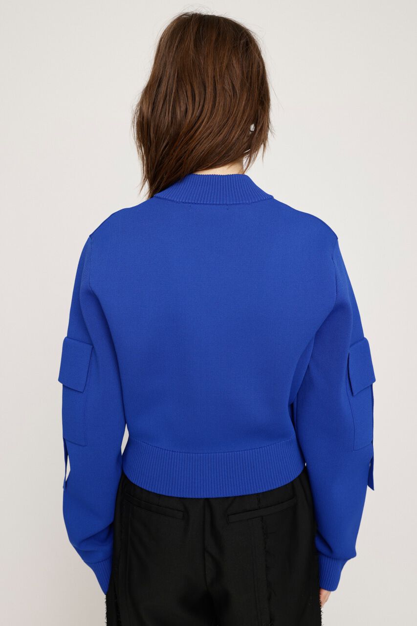 SLY「FINE TOUCH KNIT ブルゾン」|ブルゾン・スタジャン|