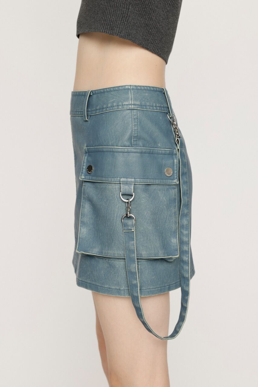 SLY「3D PK F／LEATHER MINI スカート」|スカート|