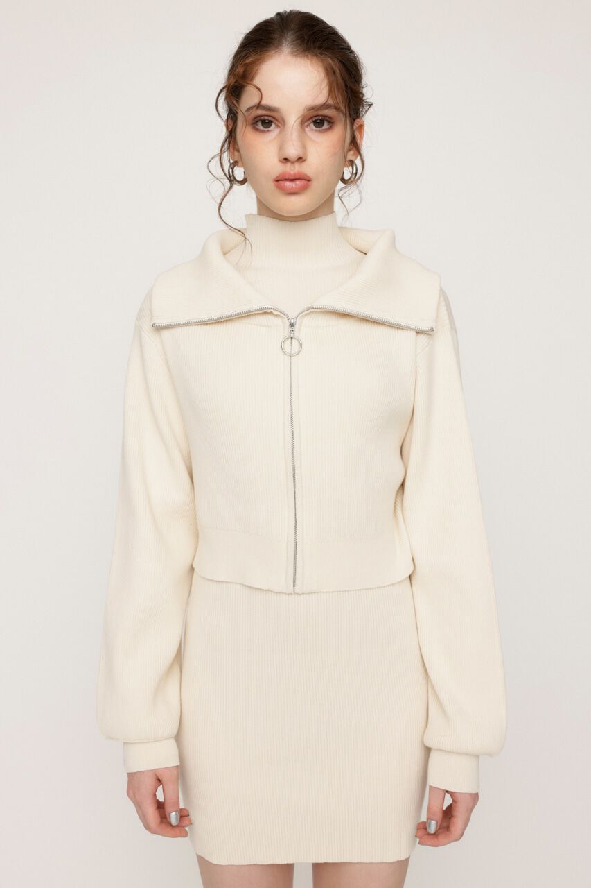 SLY「COLLAR ZIP 2P ワンピース」|ワンピース|