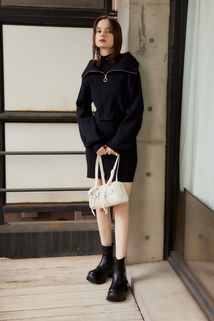 SLY「COLLAR ZIP 2P ワンピース」|ワンピース|