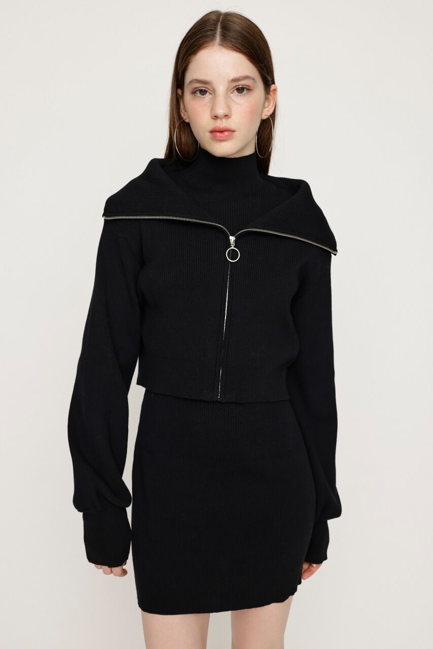 SLY「COLLAR ZIP 2P ワンピース」|ワンピース|