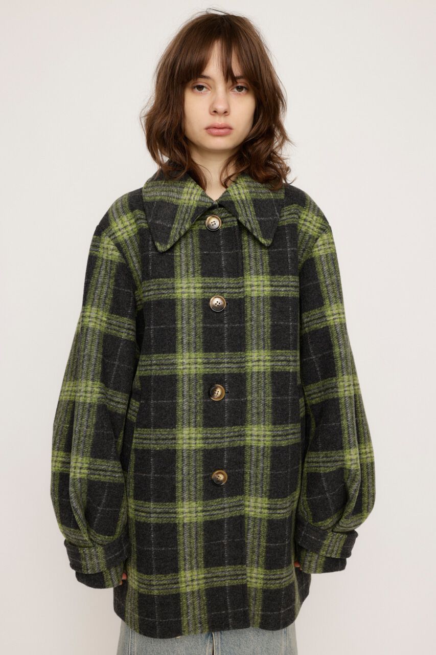 SLY「OVER MIDI CHECK コート」|その他|