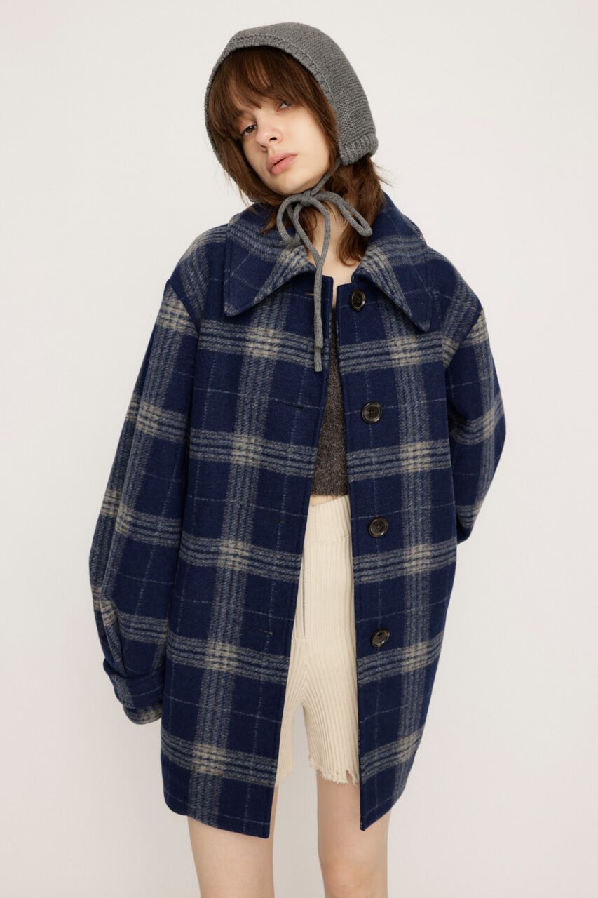 SLY「OVER MIDI CHECK コート」|その他|