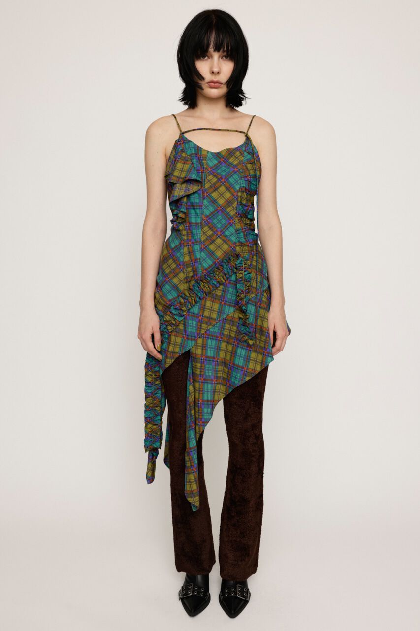 SLY「CHECK COMBI キャミソール」|チュニック|