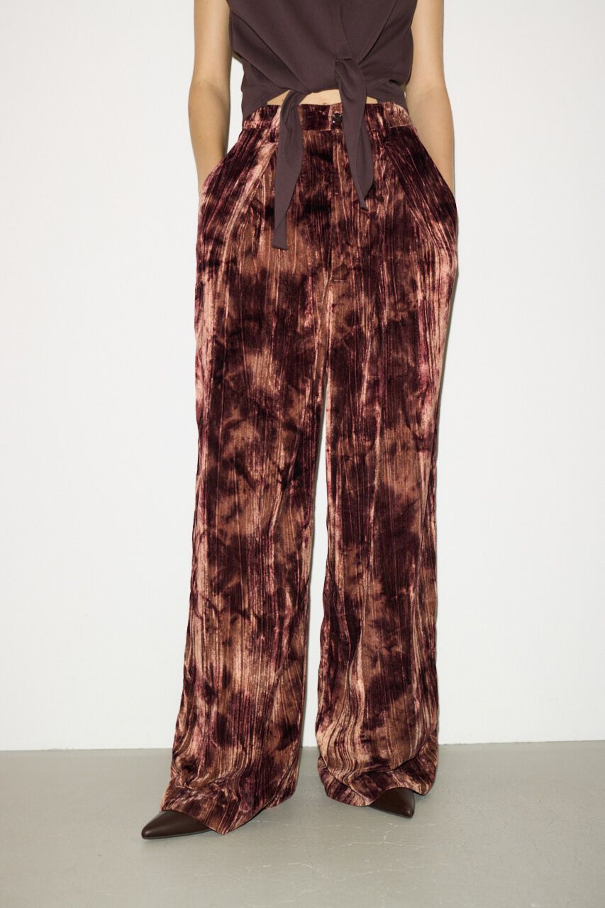 SLY「VELOURS WRINKLE TUCK パンツ」|その他|