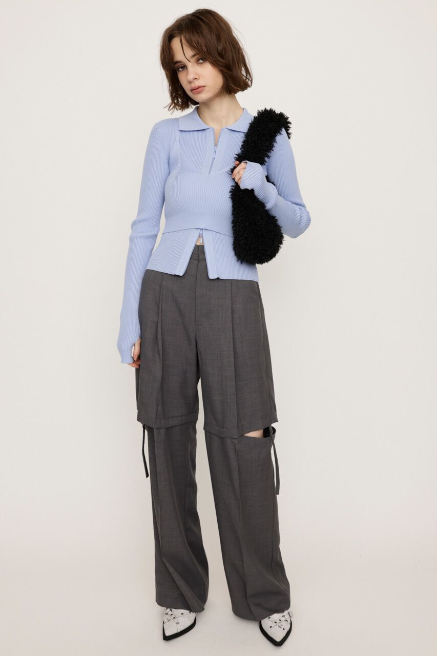 SLY「MANISH CUT OUT パンツ」|その他|