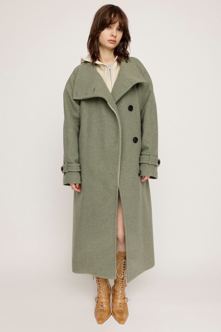 SLY「WIDE STAND NECK LONG コート」|その他|