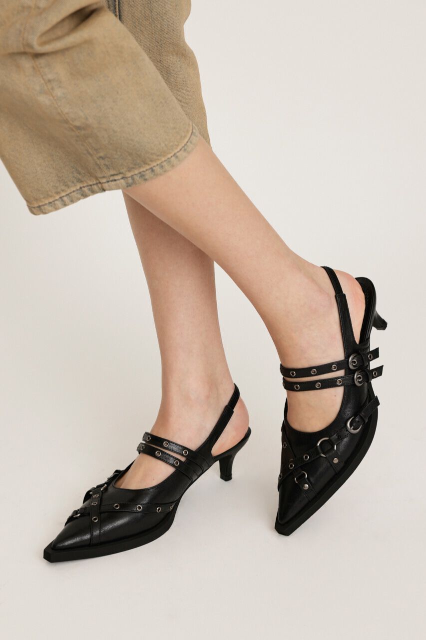 SLY「POINTED TOE BELT サンダル」|サンダル|