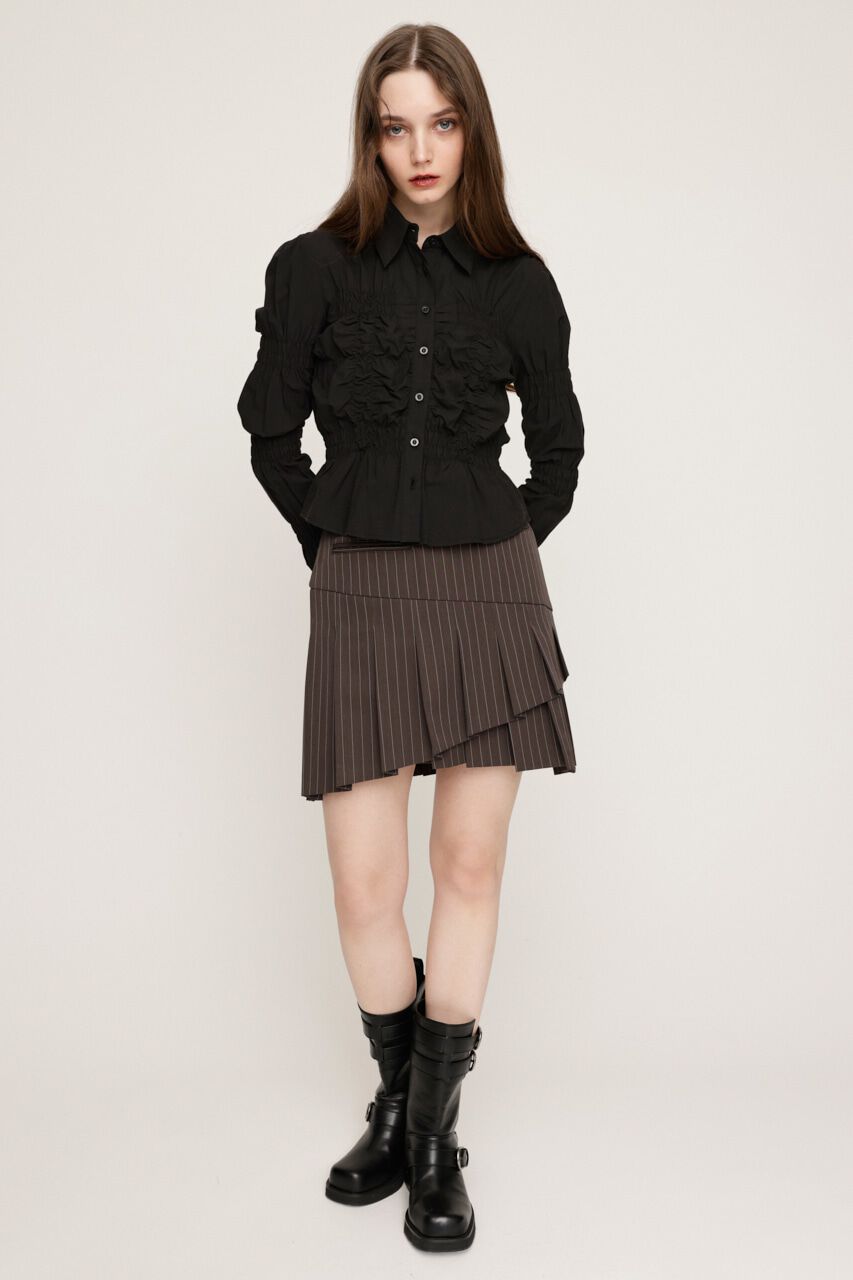 SLY「RANDOM SHIRRING トップス」|シャツ・ブラウス|